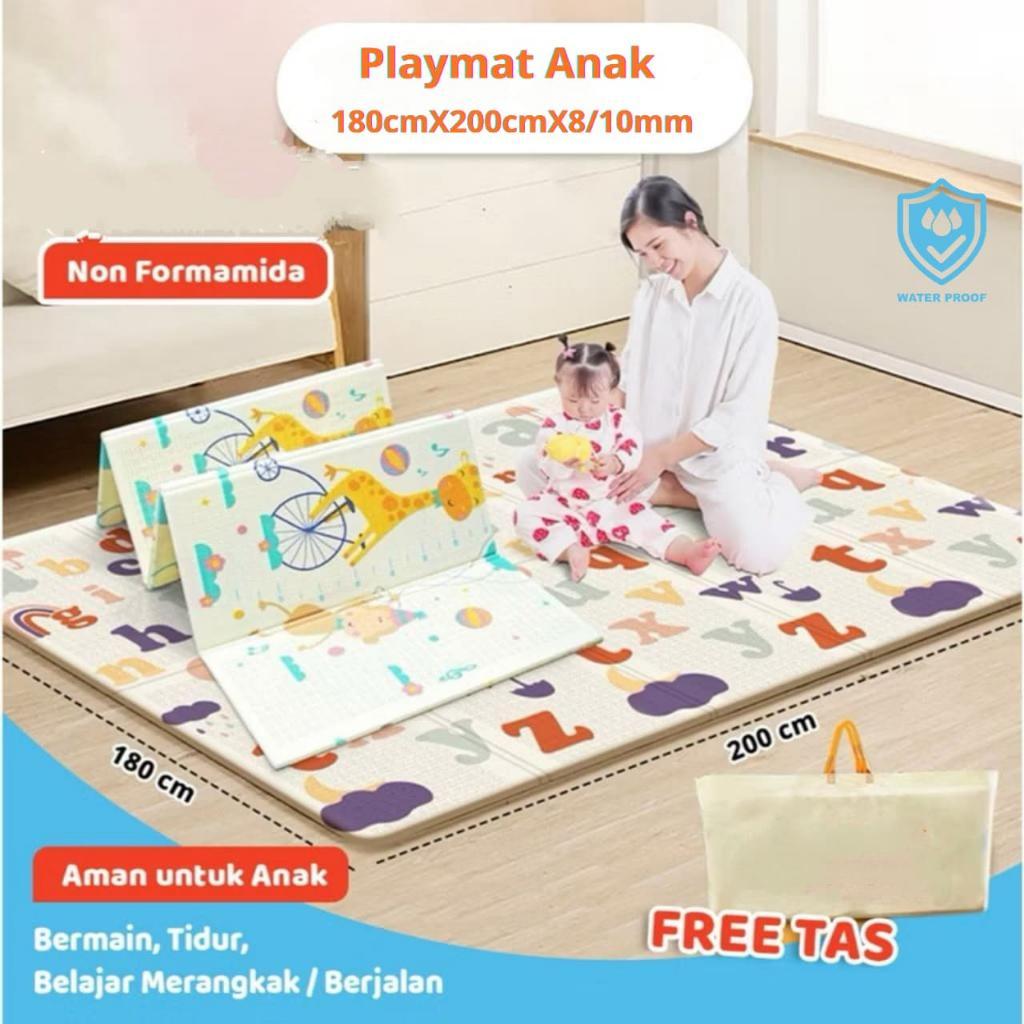 Ready Playmat Matras Anak Bayi Motif Koala-Panda Ber-SNI dan Waterproof Tahan Air Dengan Ukuran 180X