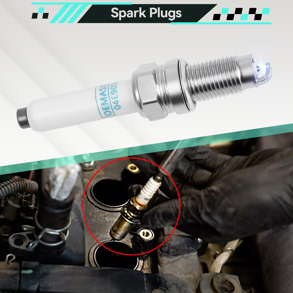 4X Iridium Spark Plugs For Audi A3 A4 A5 Seat Ibiza Leon Skoda Fabia Octavia VW Golf VI VII Jetta Pa
