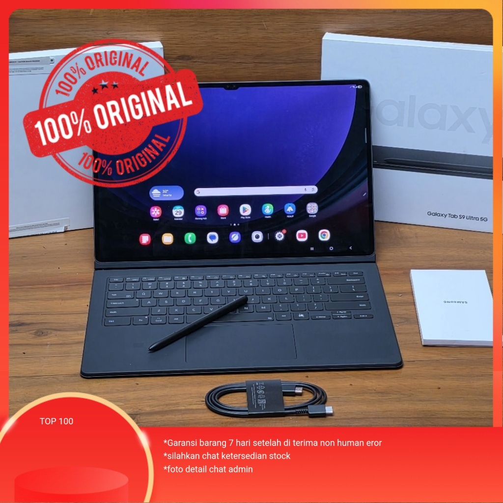 Samsung Tab S9 Ultra 5G 12/512GB SEIN include keyboard original