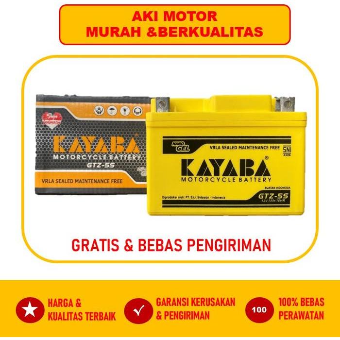 Aki Motor Honda Beat, Scoopy, Vario 110 Kayaba