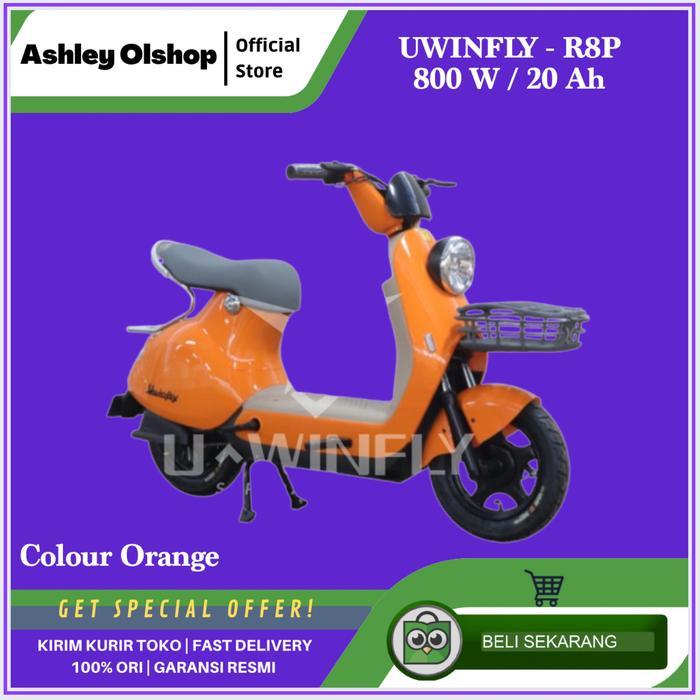 PROMO GASPOLL Selis Uwinfly R8 Sepeda Listrik Uwinfly R8P 800W/20Ah - Orange [ORI]