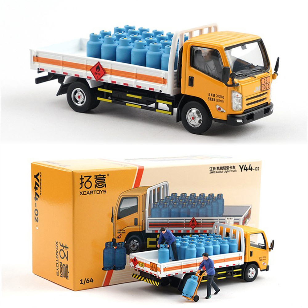 Xcartoys 1/64 Alloy Miniature Model Toy City Gas Tank Transport JMC KaiRui Light Truck Model Collect