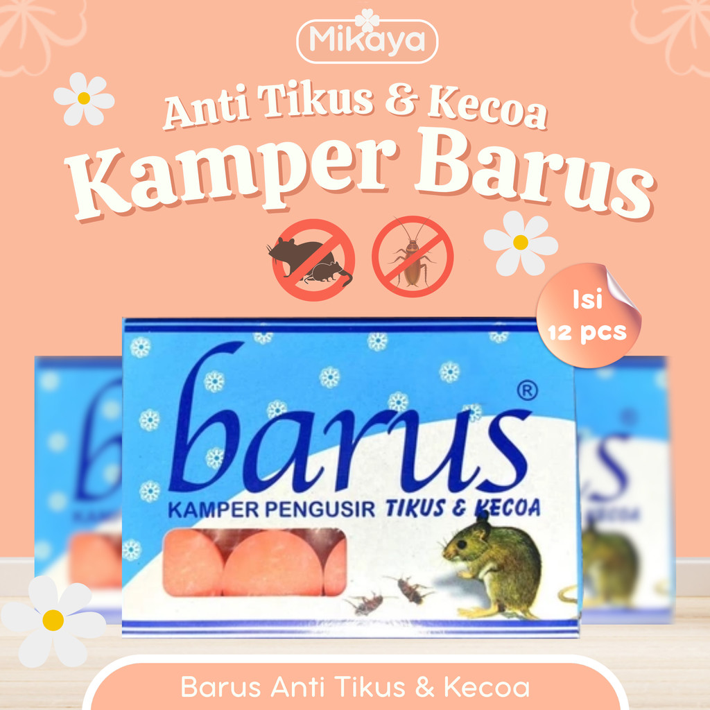 BARUS Kamper Pengusir Tikus Kecoa SUPER AMPUH Kapur BARUS Anti Tikus dan Kecoa Pengusir Tikus