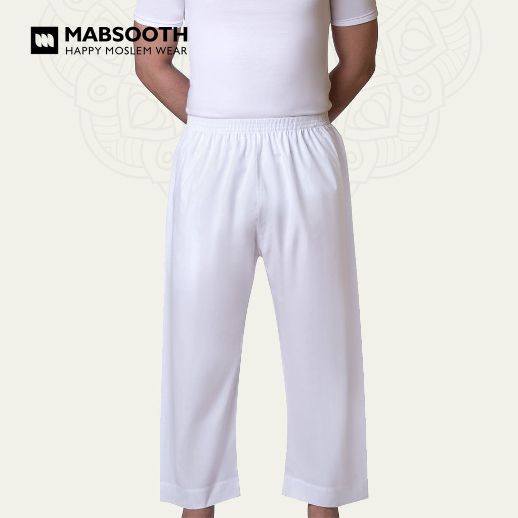 ERVINA.ID Celana Sirwal Pria Dewasa (Untuk Dalaman Gamis) / Celana Umroh / Celana Pangsi