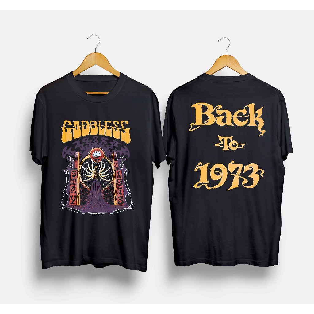 (COD) Kaos Band GODBLESS - BACK TO 1973 / Tshirt Musik Rock Metal
