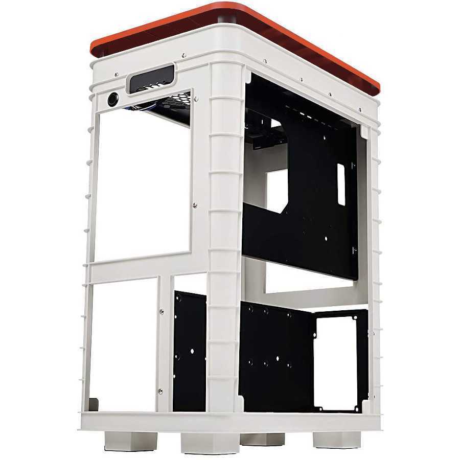 InWin ALICE Orange Top Camouflage Blue Cloth - Mid Tower Gaming Case