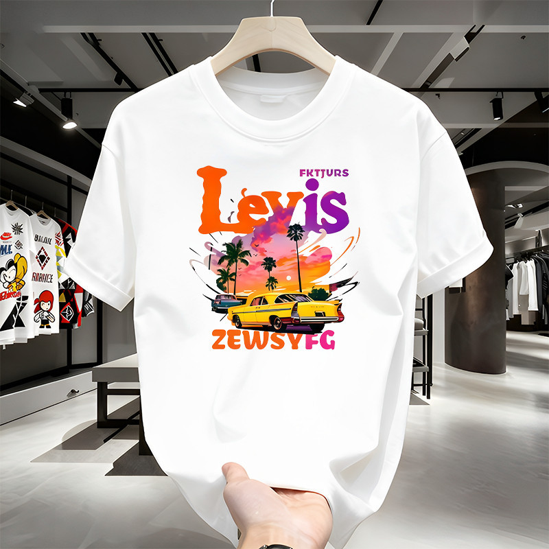 100% Original LEVIS T-Shirt Unisex – Kaos Katun Premium, Lembut & Stylish untuk Aktivitas Harian