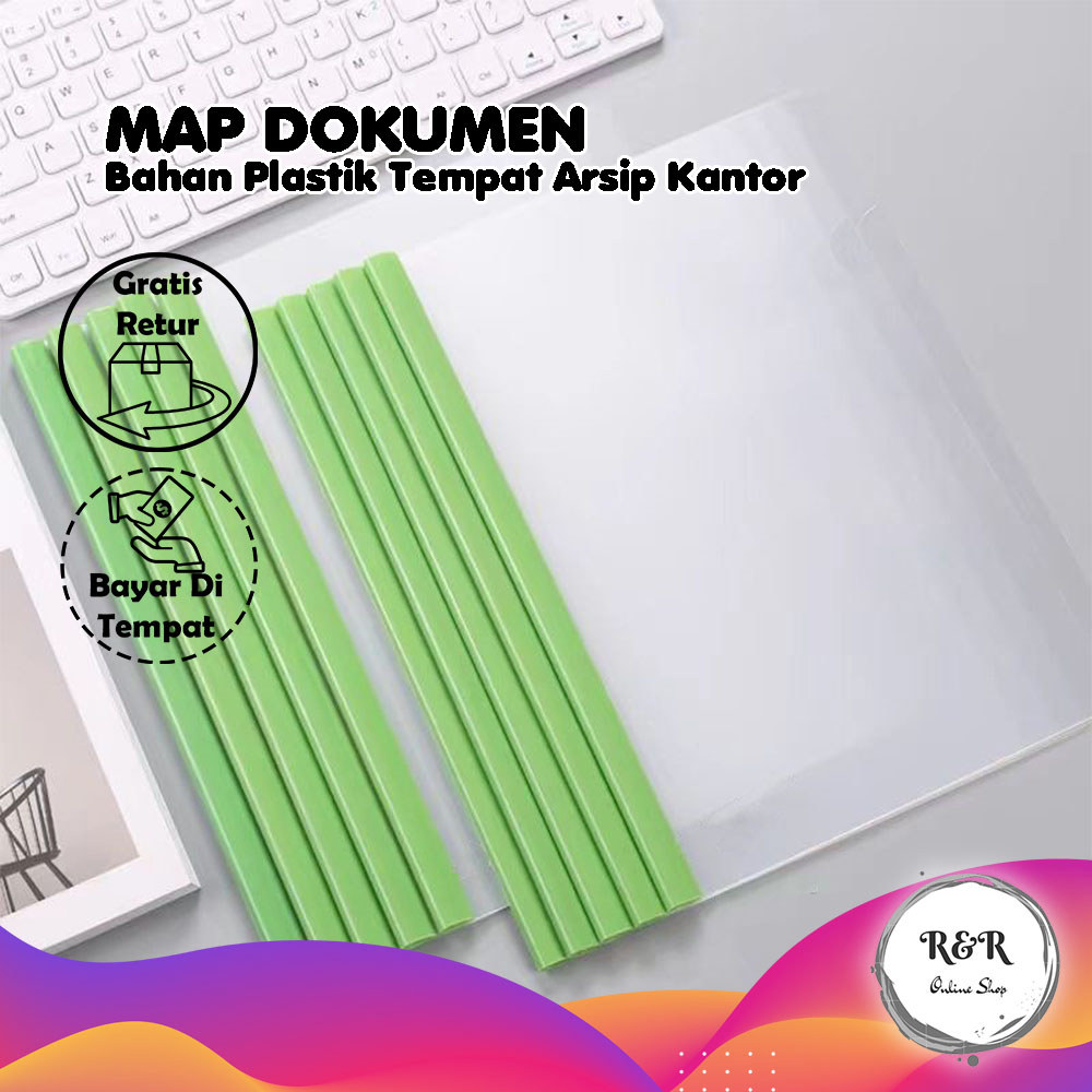 Map Laporan Arsip Kantor Dan Sekolah – Map Dokumen Plastik A4 Map Transfaran Warna Praktis Simpan Do