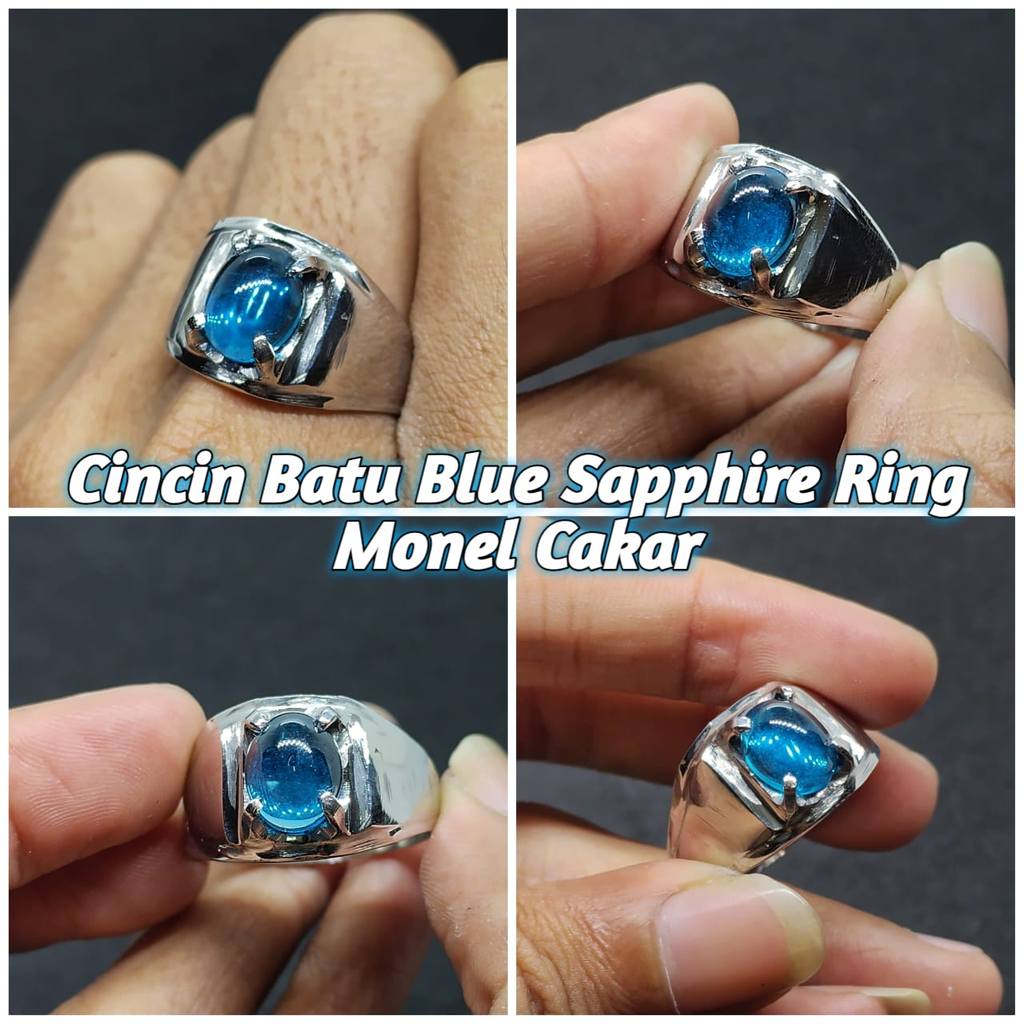 CINCIN BATU BLUE SAPPHIRE RING MONEL
