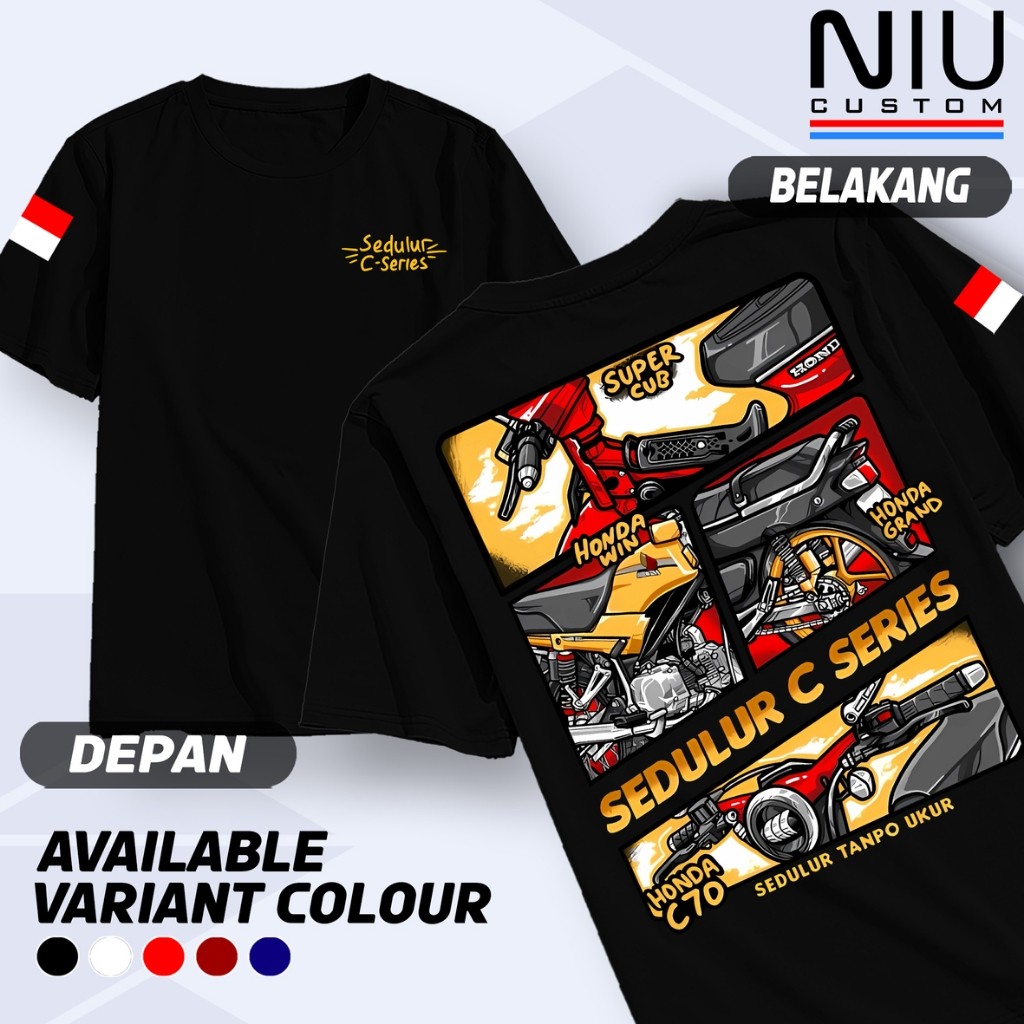 Kaos C70 Astrea Speed Inv Baju Racing SEDULUR CSERIES C70 Supercub Win Astrea Grand Pria Unisex