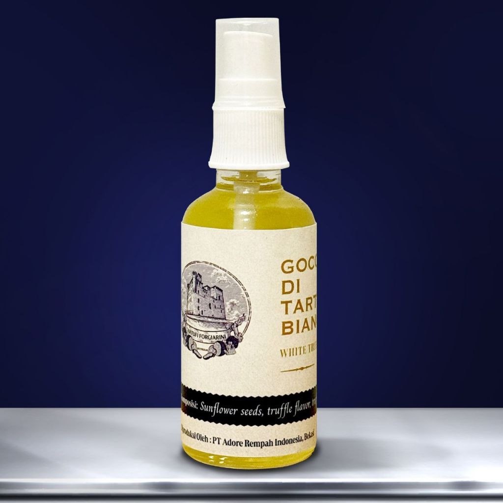 Italian White Truffle Oil Spray 50ml – Halal Premium Asli Italia, Kualitas Favorit Chef Indonesia