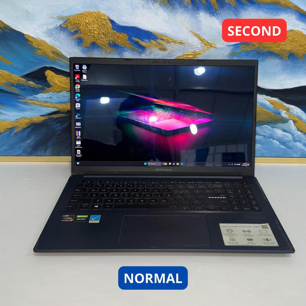 ASUS VIVOBOOK_ASUSLAPTOP M3500QC_M3500QC AMD RYZEN 9 5900HX 16 GB (14") LAPTOP SECOND ORIGINAL SINAR
