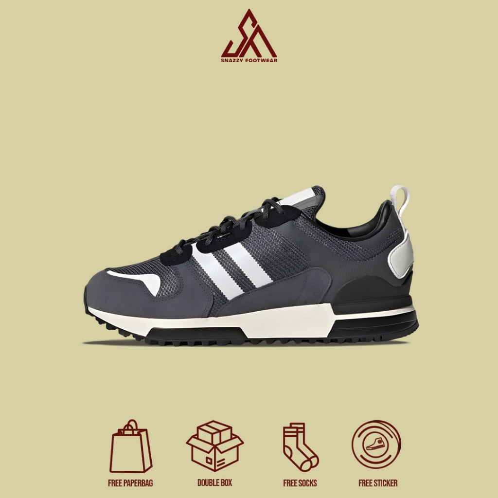Sepatu Sneakers Adidas ZX 700 HD Grey White 100% Original Unisex