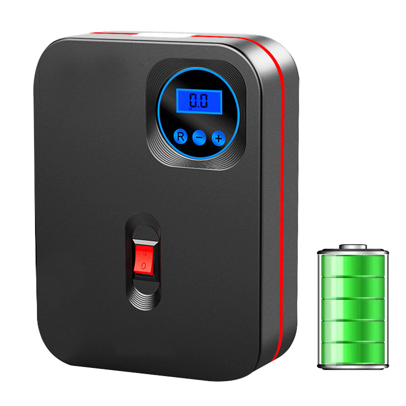EAFC Car Portable Inflator Pump Tyre Inflator Pump Air Compressor Pump gital splay Wired  wireless S