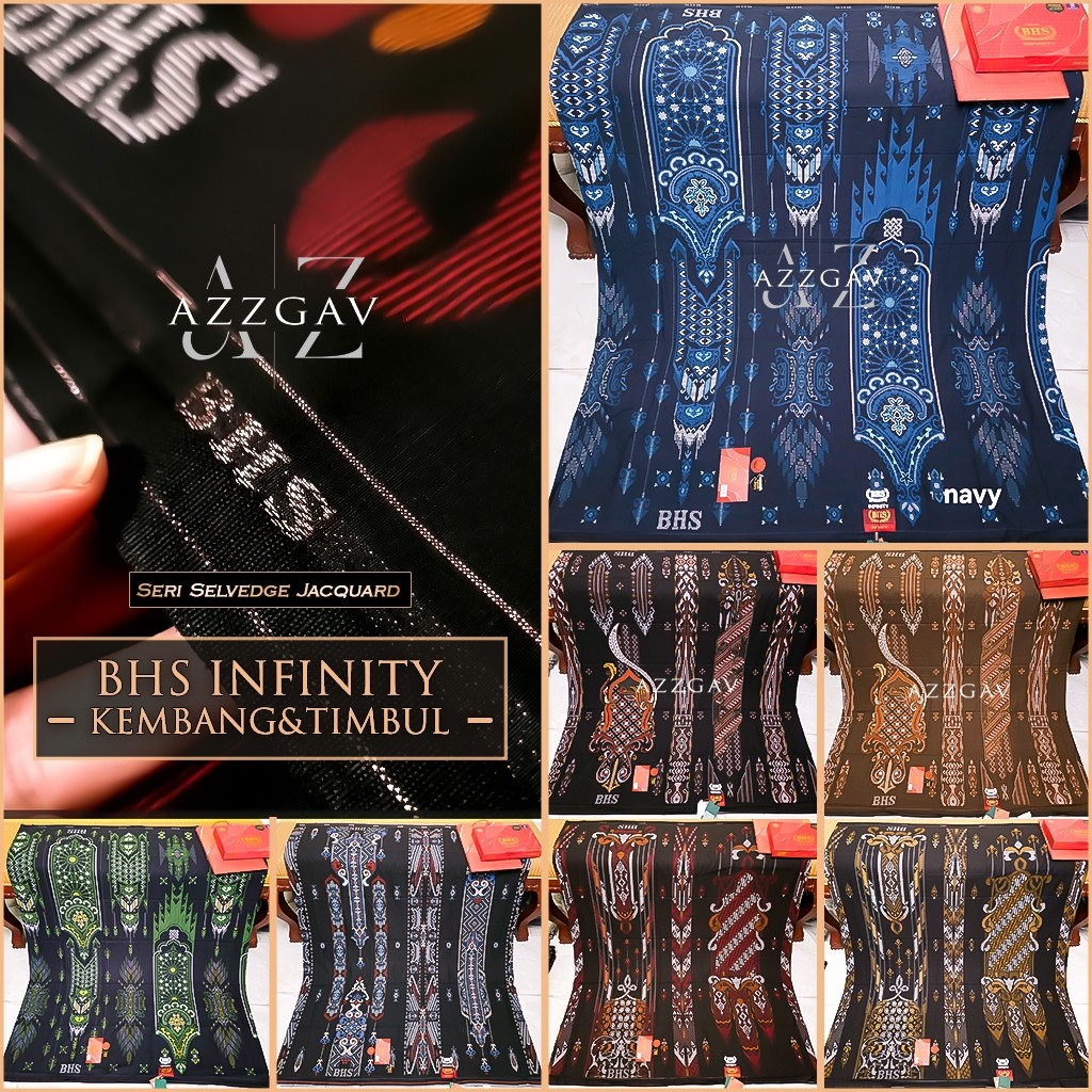 PROMO SARUNG BHS INFINITY ORI KEMBANG & TIMBUL | BHS INFINITI GRADE GOLD SILVER AFKIR Bisa COD