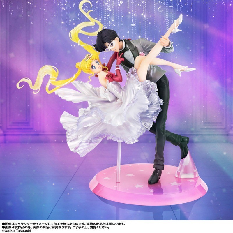 Original Bandai Sailor Moon Sailor Moon Tsukino Usagi Mask Moonlight Afterglow Brilliant Figure Mode