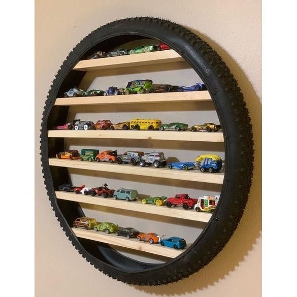 Rak HotWheels Rak Hias Rak dinding Hot Wheel Rak Pajangan Roda - Tanpa LED