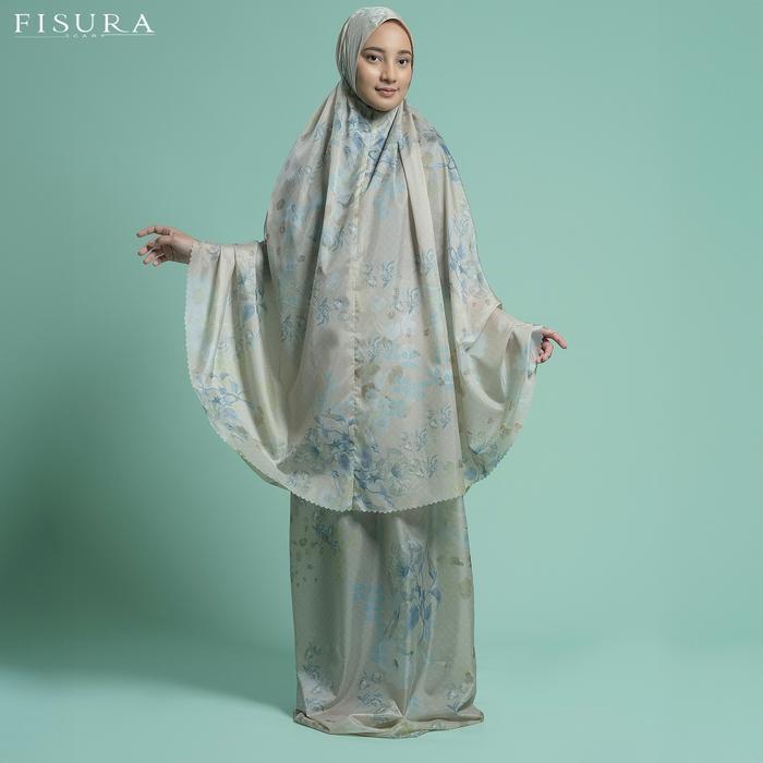 Fisura Scarf Mukena Traveling Mini Aisyah Muslim Sajadah - 02-3