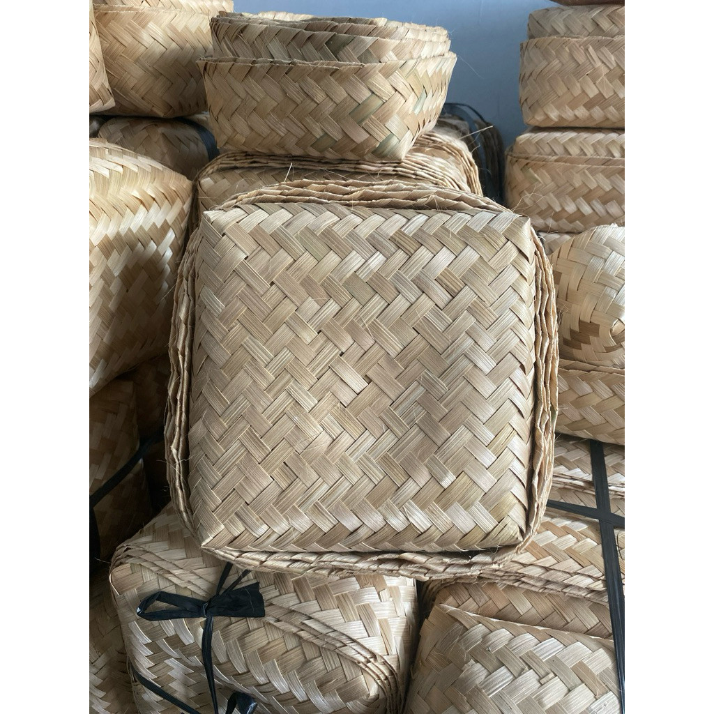 Besek Bambu 22x22 Besek Nasi dll