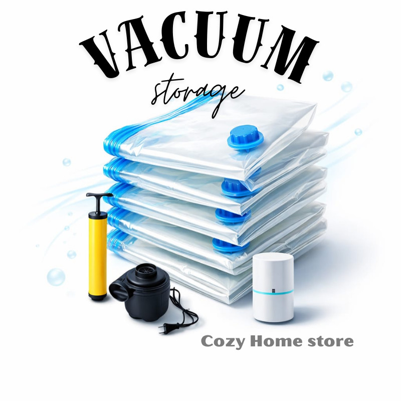 Vakum bag/ Plastik vakum Penyimpanan | Pakaian Tebal Jadi Tipis