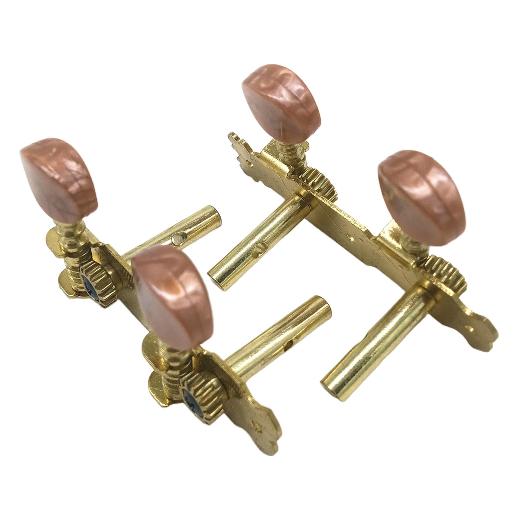2Pcs Guitar Tuning Keys Classical 4 Mini String Guitar Tuners Tuning Pegs Machine Heads for Mini Gui