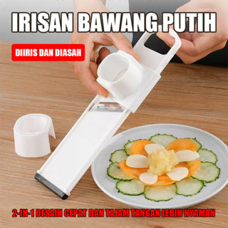 Alat Bawang Putih Parut Putih Alat Parut Bawang Dapur 2 In 1 Alat Bawang Putih