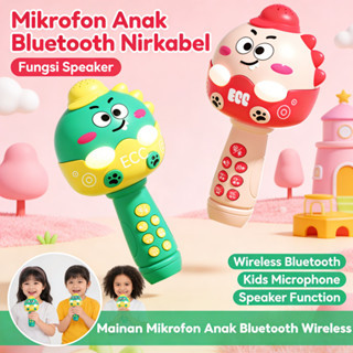 Mikrofon Bayi Anak Fitur Speaker Wireless Mikrofon Bluetooth untuk Mikrofon Anak