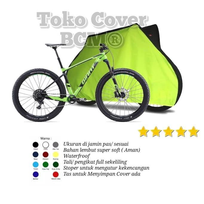 (GMA Onderdil) Cover Sarung Sepeda MTB Premium Original - Kuning Polos