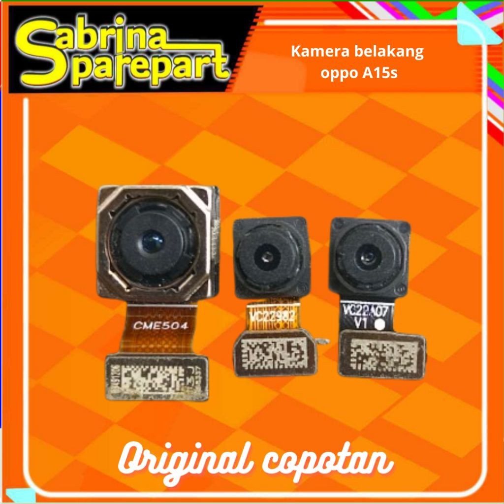 Kamera Belakang Oppo A15s Second Original Cabutan