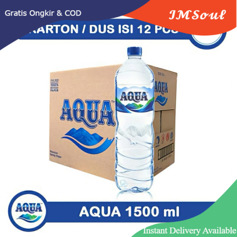 I'M Soul aqua botol 1500ml/aqua 1500ml/aqua 1500 ml/aqua kemasan 1500ml