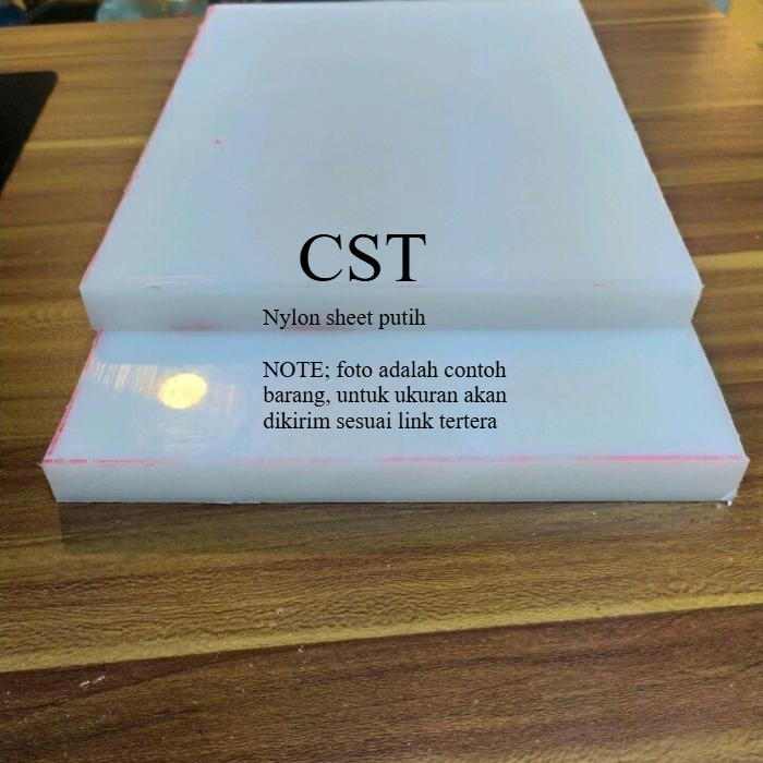 Nylon PE Sheet Putih 40mm x 40cm x 60cm / PE Lembaran