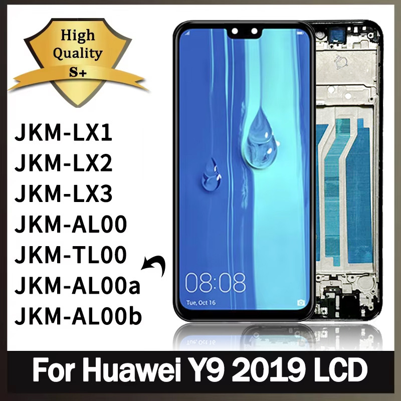 6.5'' Y9 2019 Display For Huawei Y9 (2019) LCD JKM-LX1 LX2 LX3 Touch Screen Digitizer Assembly Enjoy
