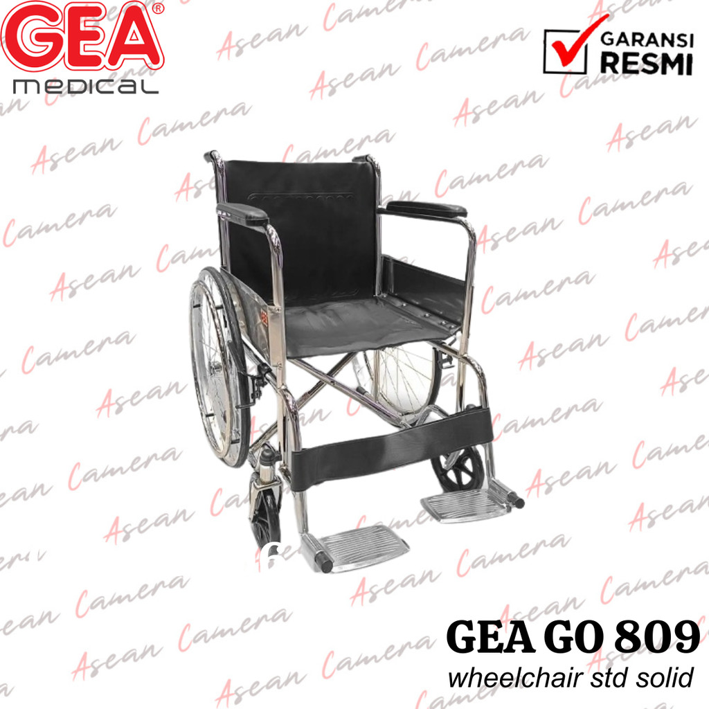 KURSI RODA GEA GO 809 WHEELCHAIR VELG RACING GO-809 KURSI RODA STANDAR GEA - GO 809 RACING