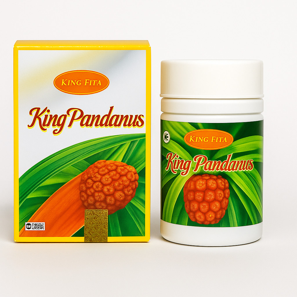 KING PANDANUS – Suplemen Antioksidan Alami | obat diabetes kencing manis Jantung Sehat, Imun Kuat, K
