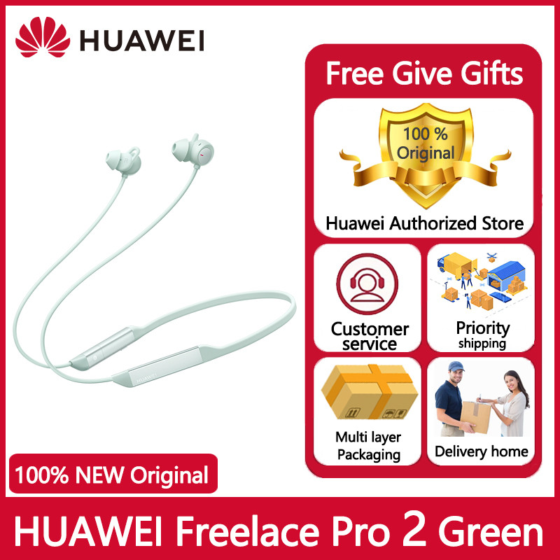 Original Huawei FreeLace Pro 2 wireless Bluetooth earphones with long battery life and noise reducti