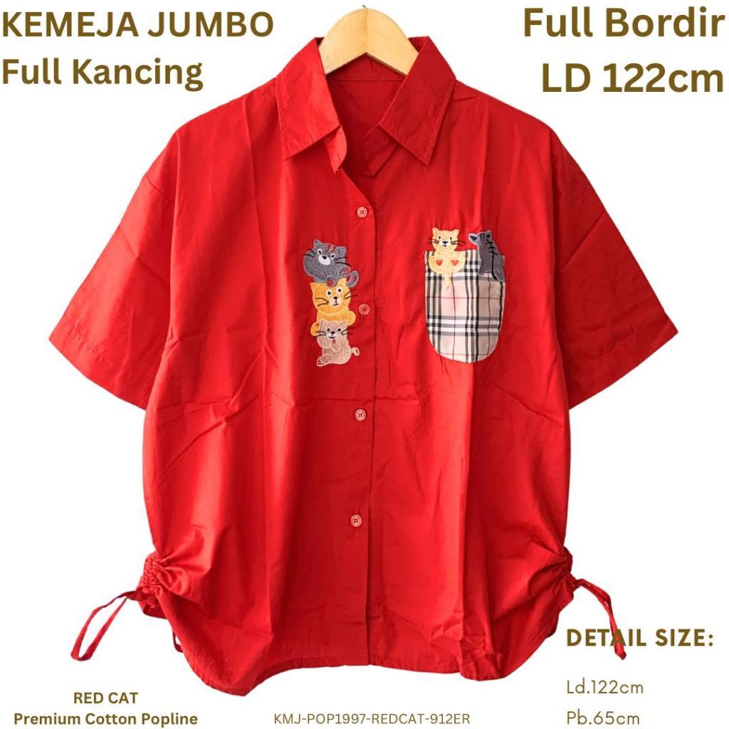 YONA.ID KEMEJA WANITA KEKINIAN JUMBO PREMIUM KATUN ADEM LD 120CM / KEMEJA JUMBO STYLE KOREA  / ATASA