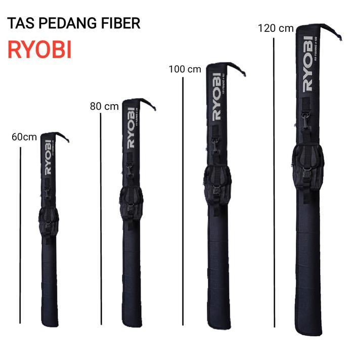Tas Pancing Ryobi Hardcase Model Pedang Lapis Fiber Uk 60 80 100 120Cm - PEDANG RYOBI, 120 cm
