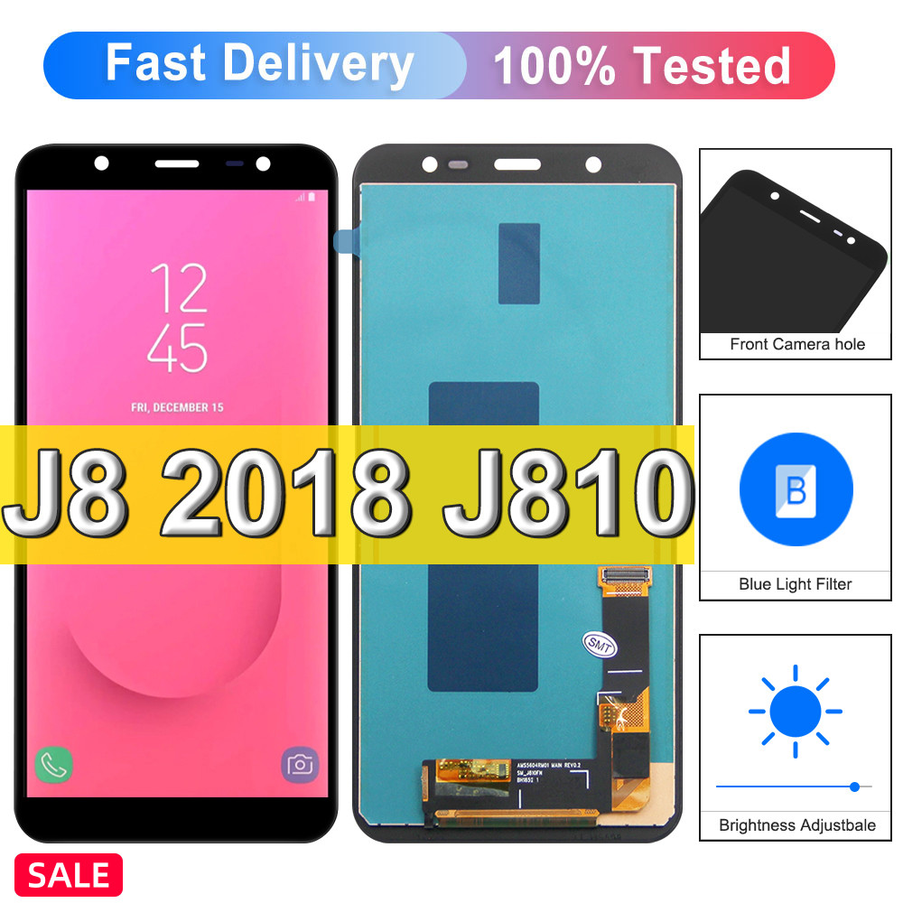 6.0'' LCD For Samsung Galaxy J8 2018 J810 LCD splay Tou Screen gitizer Assembly For Samsung SM-J810M