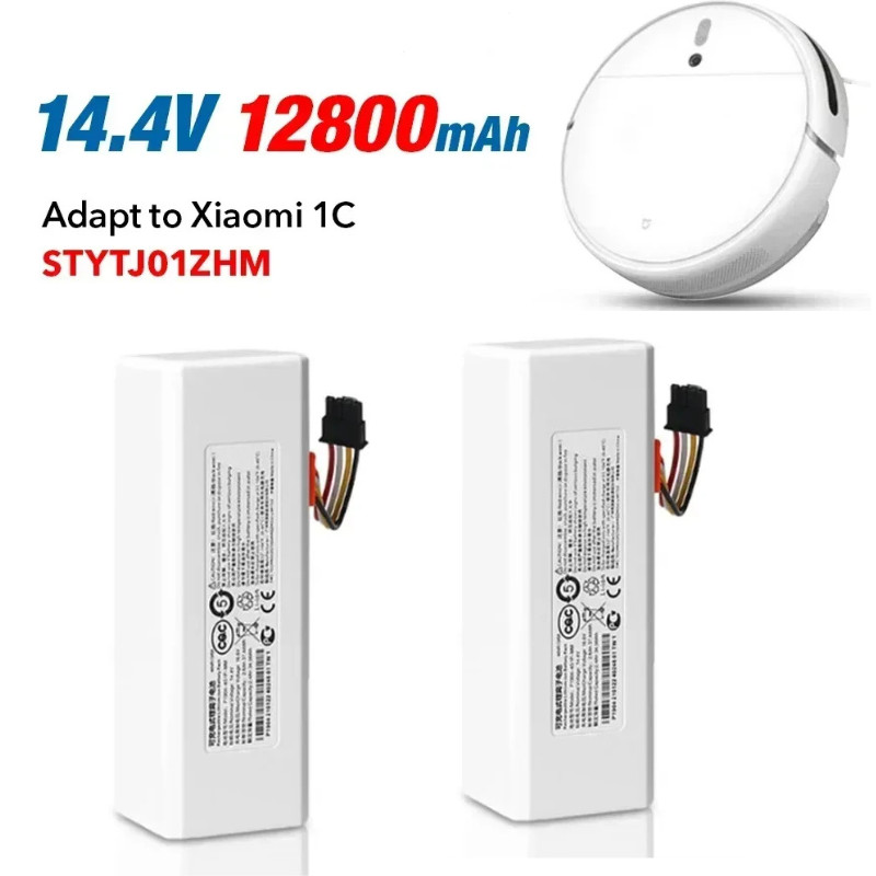 NEW 14.4V 12800mah P1904-4S1P-MM Battery For Xiaomi Mijia 1C STYTJ01ZHM Robot Vacuum Mop Cleaner Acc