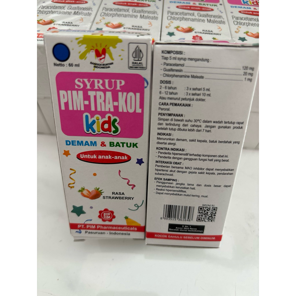 AKF Sirup Obat Batuk Anak PIM TRA KOL Pimtrakol Ampuh AKF