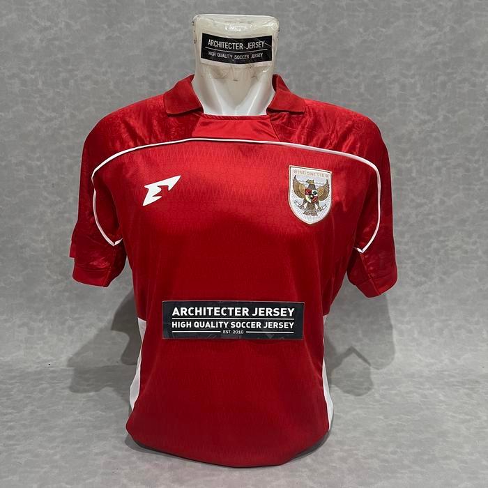 [2025] Jersey Baju Bola Timnas Tim Nasional Indonesia Home 2024 Merah Red Logo Garuda Bordir G.0 - M