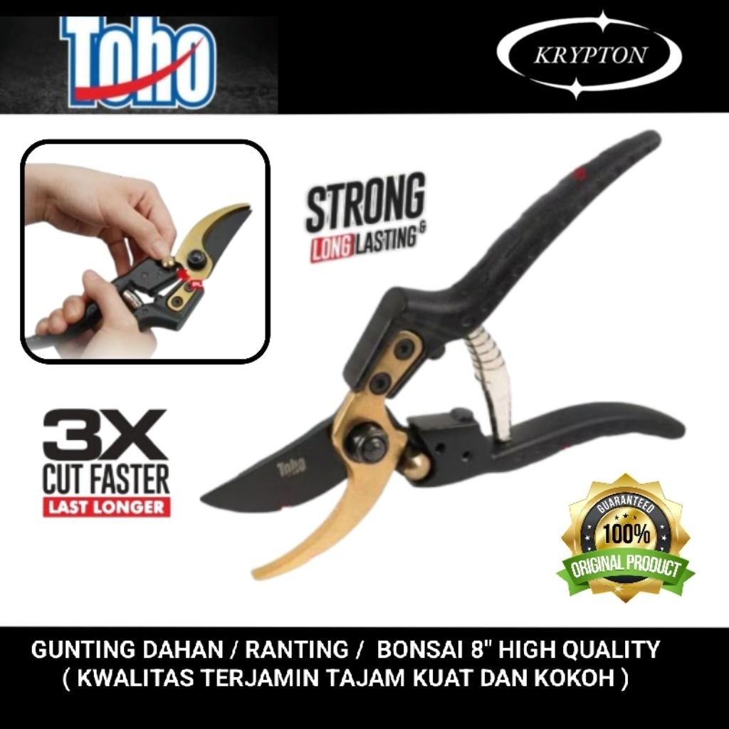 Gunting bonsai / ranting dahan TOHO Japan qualitykayla tools