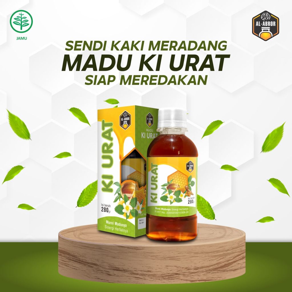 Madu Ki urat Obat Herbal Asam Urat Nyeri Radang sendi