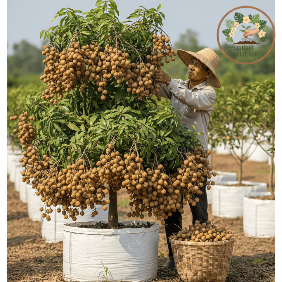 Bibit Kelengkeng New Kristal 2 Hasil Okulasi