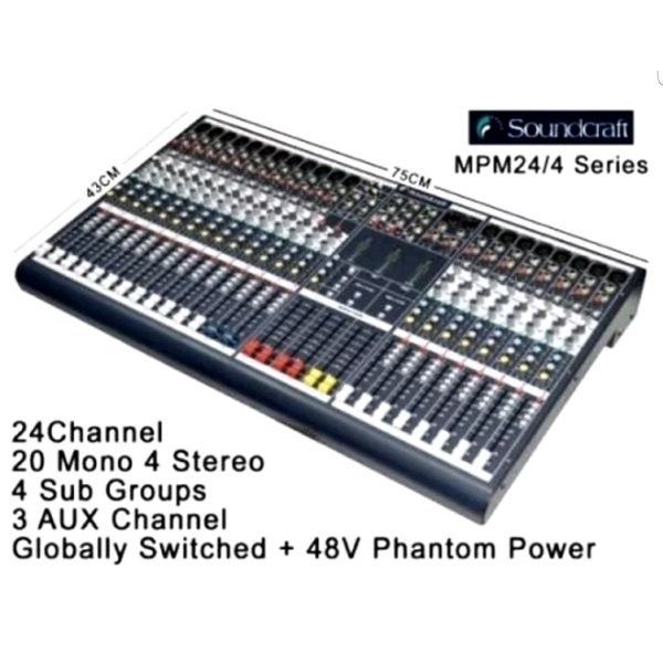 mixer soundcraft MPM 24/4 24 chanel