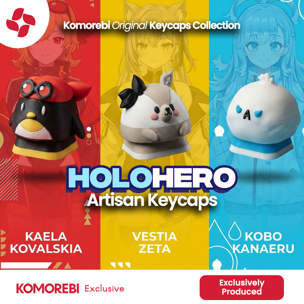 Artisan Keycaps Hololive ID Gen 3 HoloHero Kobo Kanaeru Vestia Zeta Kaela Kovalskia Mascot (175)