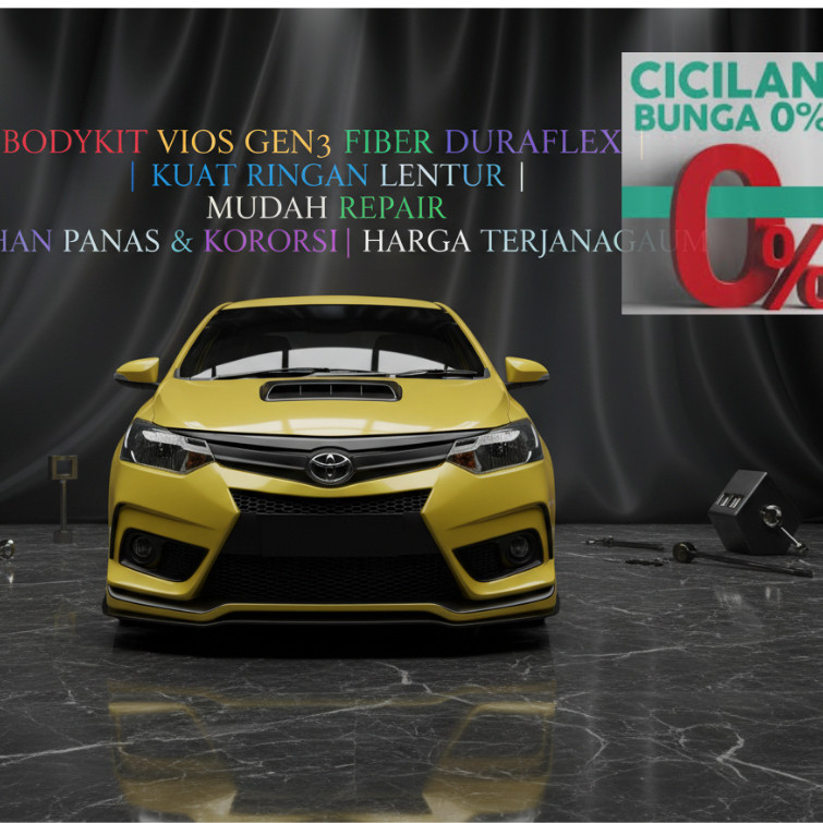 bodikit bodykit toyota vios gen3 2013-2017 body kit vios bodikit vios