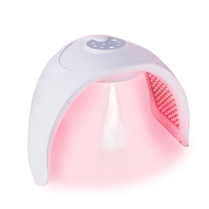 Portable 8-color PDT LED Nano Spray Cold Compression Phototherapy Face&Body Mask Maine Skin Rejuvena