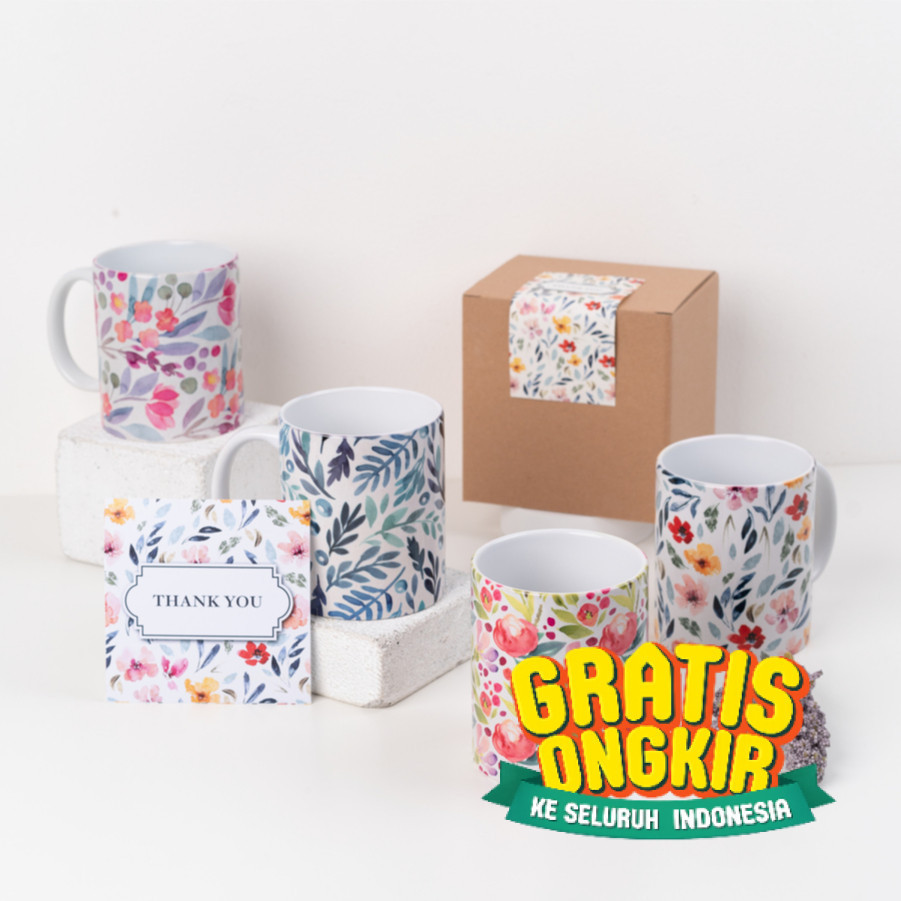 Seruni Living Hampers Berisi Mug Cantik Aesthetic- Hempers Murah
