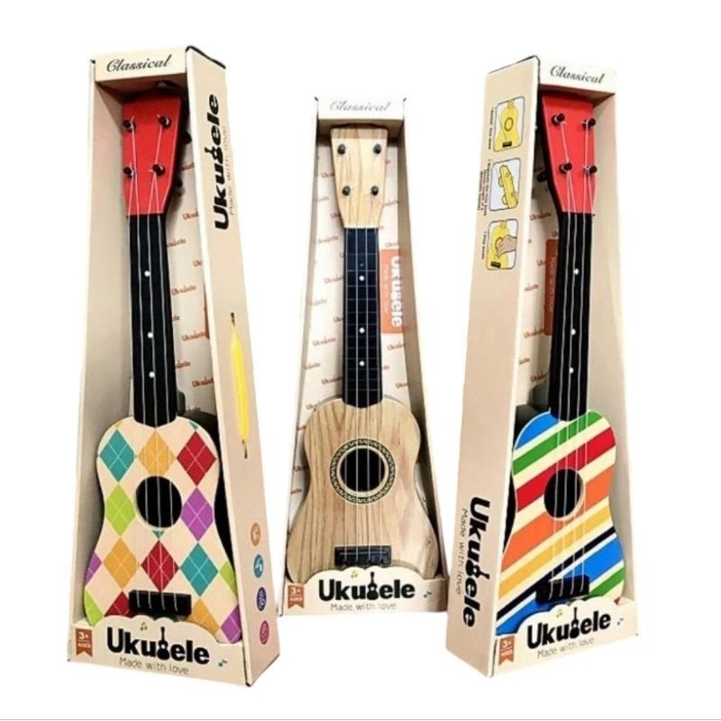 Mainan Gitar Ukulele Senar 4 Gitar ukulele